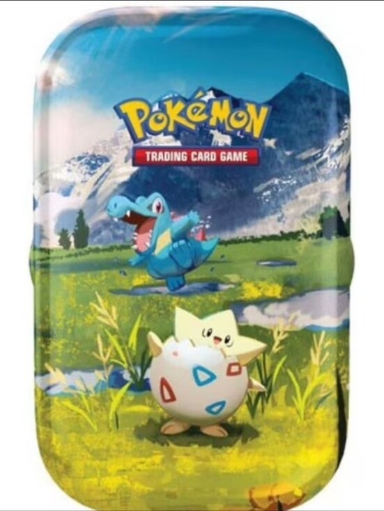 pokemon trading card game paldea friends mini tin Display (10 Tins) these sturdy decorated boxes always contain *NEW* Pokemon Paldea Friends Mini